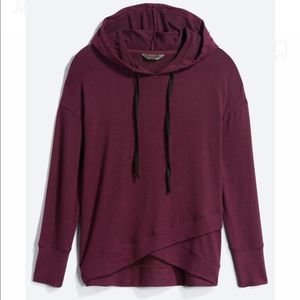 Jillie Tulip Hem Knit Hoodie